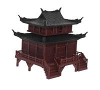 AKOOSY Miniature Asiatique Décor Zen Jardin Multifonctionnel pour Aquarium et Bonsai Sculpture de Traditionnel Chinois Accessoire pour Bureau et Étude