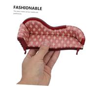 AKOOSY Miniature Mobilier Maison Poupée Salon Campagne Vintage Petite Chaise Longue Décoration Intérieure