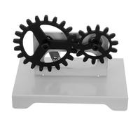AKOOSY Modèle D'étude Mécanique Portable en Fer et Plastique Système de Transmission par Courroie pour Matériel D'apprentissage des Sciences en Salle de Classe