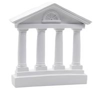 AKOOSY Modèle pour Romain Antique Maison Intérieure Décoration Architectural de Temple en Résine Blanc Style Sculpture Élégante et Vintage Jardin
