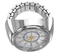 AKOOSY Montre Bague Digitale Argenté en Alliage, Style Classique et Mode