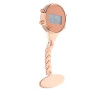 AKOOSY Montre Épingle de Sécurité Électronique à Affichage Digital Infirmière en Alliage Confortable pour Professionnels de Santé