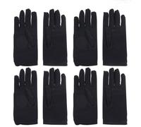AKOOSY Moufles Hydratants pour Homme en Spandex, Lot de 4 Paires, Noir