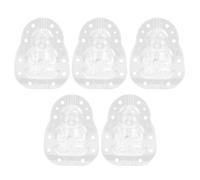 AKOOSY Moule à Fruits Ginseng 5 Pièces Moules à Melon Multifonctions en Plastique Solide pour Façonnage Créatif de Fruits Outils de Jardinage Adaptés à la Culture Extérieure