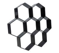 AKOOSY Moule Pavage Jardin Plastique Moule DIY pour Dalles Béton Stepping Stone Outil Création Allée et Chemin Extérieur Réutilisable pour Aménagement Paysager