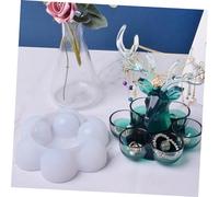 AKOOSY Moule Silicone pour Boîte de Rangement DIY Coffret à Bijoux Oeuf avec Support Moule Réutilisable pour Création Artisanale