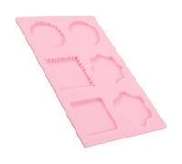 AKOOSY Moule Silicone pour Cachet Cire Rectangulaire Tapis de Scellement Flexible avec Plusieurs Cavités pour Scellage de Lettres et Invitations Outil Pratique pour Artisanat et
