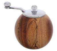 AKOOSY Moulin à Poivre Manuel Mini en Bois et Acier Inoxydable | Broyage, Usage la Cuisine et Camping, Design Portable, pour Sel et Poivre