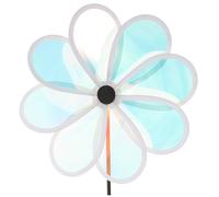 AKOOSY Moulin à Vent Extérieur Décoratif avec Huit Pales Réfléchissantes Instrument Anti-Oiseaux Rotatif pour Jardin Terrasse École et Espaces Extérieurs