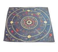 AKOOSY Nappe de Tarot Épaisse et Résistante pour Jeu de Cartes Décoration Autel Astrologique de Table Lavable pour Divination et Ornements de Bureau