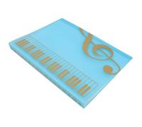 AKOOSY Organisateur de Partitions à Pages Classeur Multifonction pour Piano Chorale et Bandes Dossier avec Finition pour Rangement et Transport Facile