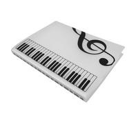 AKOOSY Organisateur de Partitions Pages avec Pochettes Classeur Chœur et Orchestre Rangement Portable pour Partitions de Piano et Musique de Groupe Support Documents