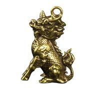 AKOOSY Ornement Suspendu DIY Kylin Laiton Rétro Pendentif Porte-clés Artisanal Décoration Créative pour Sac et Voiture Cadeau Original