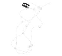 AKOOSY Outil De Coiffure Pour Tresses Discret Accessoire Chaîne Invisible Avec Détails Éclatants Pour Coiffure Et Stylisation Des Cheveux