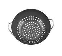 AKOOSY Panier de Cuisson Barbecue Professionnel avec Grandes Perforations Double Poignée Panier à Légumes Pratique pour Grillades et Vidange Facile pour Barbecue Extérieur et Maison