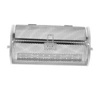 AKOOSY Panier Grillade Acier Inoxydable Cage Rotative pour Rôtissoire Outil de Cuisson Polyvalent pour Four et Barbecue Panier Métallique avec Aération Sécurisée