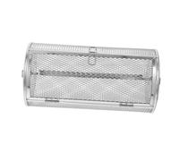 AKOOSY Panier Griller Métallique Acier Inoxydable pour Four Électrique Cage Rotative pour Cuisson Uniforme Accessoire Réutilisable pour Rôtissoire et Friteuse à Air