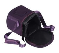 AKOOSY Paquet à Fermeture Éclair Bol Chantant Cristal Doublure Épaisse et Finition Soignée pour Transport Facile et Usage Quotidien Couleur Violette