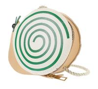 AKOOSY Paquet Bandoulière Dessin Animé Petite Fille, Mini Porte-Monnaie en Tissu Léger, Paquet de Rangement Compact pour Tout-Petit, Usage Quotidien et Présents, Motif Petit Escargot