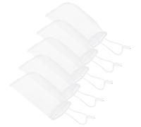 AKOOSY Paquet Filtrants Réutilisables avec Cordon de Serrage en Maille de Nylon 180 Microns Lot de 5 Pièces pour Aquarium Eau Douce Adaptés aux Médias Filtrants et Plantes