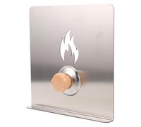 AKOOSY Pare-Vent en Acier Inoxydable 20X20 CM pour Poêle à Combustion, Plaque Déflectrice Résistante à la Chaleur, Pare-Éclaboussures pour Réchaud de Camping et Foyer Extérieur