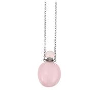 AKOOSY Pendentif Collier Diffuseur D'aromathérapie En Cristal Naturel Ovale Irrégulier, Pierre Naturelle, Pour Huiles Essentielles Unisexe, Bien-être, Contemplation, Relaxation