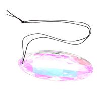 AKOOSY Pendentif Décoratif en Cristal 12 Cm pour Colliers Diy, Breloques Bijoux Multifonctionnelles, Transparent, Suspendu, Accessoires Artisanat Fête Création Bijoux, Présent de Noël