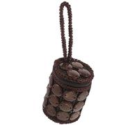 AKOOSY Petit Portefeuille Boho Tressé avec Fermeture Éclair Porte-clés Sac à Monnaie Compact pour Femme Style Rétro Polyvalent et Léger