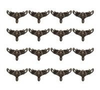 AKOOSY Pieds de Meubles et Installation Facile 12pcs en Alliage de Zinc Antique, Protection Décorative Finition Soignée pour Boîte en Bois pour Meubles et Boîtes à Bijoux