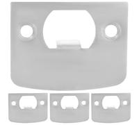 AKOOSY Plaque de Renfort de Porte en Acier Inoxydable 4 Pièces, Kit de Remplisseur de Gâche pour Serrure, Solide et Sécurisé pour Porte D'entrée