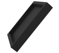 AKOOSY Plateau Carré Plastique Épaissi pour Pot De Fleurs Support Étanche Antidérapant Base pour Jardinière Intérieure Et Balcon Noir