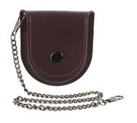 AKOOSY Pochette à Montre Style Rétro en PU Chaîne en Cuivre Antique, Étui Protecteur Portable pour Montre de Poche, Unisexe, Rangement Extérieur pour Usage Quotidien, Format Unique