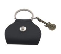AKOOSY Pochette de Rangement pour Médiators de Guitare Cuir PU avec Pendentif Étui Portable pour Guitariste Protection la Casse Perte Cadeau Pratique pour Amateurs de Musique
