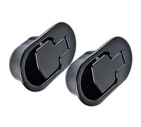 AKOOSY Poignée de Remplacement en Métal Noir 2pcs Lever de Déverrouillage Facile à Installer, Économie de Travail pour Fauteuil Inclinable pour Canapé et Fauteuil
