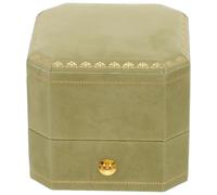 AKOOSY Porte-Alliances Pour Cérémonie De Mariage Boîtes À Alliances Porte-Bijoux Pour Le Jour Du Mariage Porte-Alliances Boîtes À Alliances Vert Olive