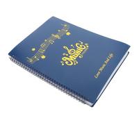 AKOOSY Porte-partitions Non Réfléchissant en Pp pour Musiciens, Dossier de Partitions Musicales Vintage avec Capacité de 30 Pages, pour Bureau et Collection de Musique