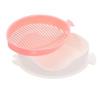 AKOOSY Pot de Culture Hydroponique pour Herbe à Chat D’Intérieur Bac sans Terre en Plastique Rose Jardinière Pratique Grosse Surface de Plantation Kit pour Croissance Uniforme des