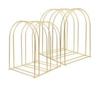 AKOOSY Présentoir à Chapeaux Tricotés en Fer Doré Lot de 2 Porte-Chapeaux de Bureau Compact Support Polyvalent pour Bonnets Laine et Casquettes Rangement Pratique pour Maison ou