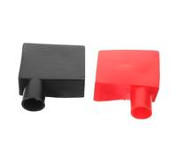 AKOOSY Protection de Bornes Batterie Silicone Souple Cache Bornes Rouge et Noir Isolants pour Voitures Installation Rapide sans Outils Protège et Prolonge la Durée de Vie des Batteries