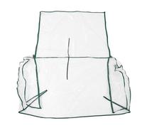 AKOOSY Protection Jardin PVC Transparent Résistante Aux Intempéries avec Filet Aération Housse Mini-Culture Portable Compatible Petites Structures Extérieures et Intérieures