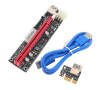 AKOOSY Rallonge de Câble Pcie Gpu en Cuivre Connecteur 1x vers 16x, Installation Facile pour Minage, Câble d'alimentation Pcie Polyvalent et Flexible