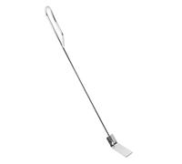 AKOOSY Râteau à Cendres Inoxydable pour Barbecue Pelle Compacte Portable Outil et Résistant à Usure pour Nettoyage Facile des Braises et Résidus Usage Extérieur et Domestique