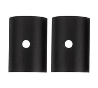 AKOOSY Réducteur de Potence de Guidon de Vélo en Alliage D'aluminium Noir, Facile à Installer Distance Ajustable, Accessoire pour Cintre VTT et Vélo