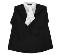 AKOOSY Robe de Déguisement D'avocat pour Garçon et Filles, Manteau de Costume en Polyester Confortable, Taille Garçon et Filles, Costume de Juge pour Jeux de Rôle, Fêtes D'école,