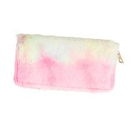 AKOOSY Sac à Main Femme Peluche et Portefeuille pour Contenir Cartes Clés Etc Design Moderne et Pratique pour Toutes Occasions