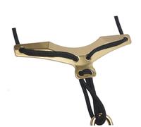 AKOOSY Sangle Saxophone Cuir Respirant avec Crochet Métal Harnais Épaule Ajustable pour Saxophones Alto Ténor Soprano Confortable et Décharge la Pression Du Cou