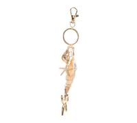 AKOOSY Sea Star Keychain Charm Cute Metal Pendant Beach Bag Key Chain With Ocean Theme For Handbags And Backpacks Lightweight Summer Coastal Accessory