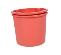 AKOOSY Seau de Plantation Double Étage pour Pommes de Terre et Gingembre Bac de Culture Plastique Étanche Favorise la Croissance Saine des Racines Pot de Jardin Polyvalent Rouge Brique