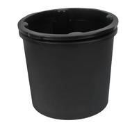 AKOOSY Seau De Plantation Pommes De Terre en Plastique Noir, Usage Jardinage Maison, Bac Plantation Double Couche 29 Cm Diamètre Haut x 26,5 Cm Hauteur, Résistance Corrosion, Stable Et Solide