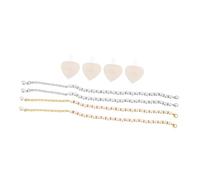 AKOOSY Shoe Heel Protectors With Pearl Straps Self Adhesive Adjustable High Heel Pads For Comfort And Style Detachable Decorative Shoe Buckle Belts For Daily And Formal Use